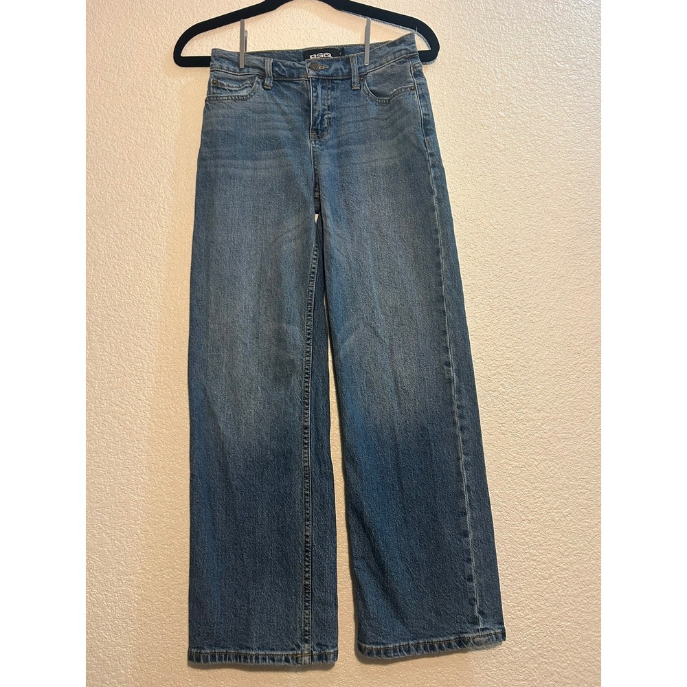 RSQ Womens Loose Fit Jeans Medium Blue Denim Size 12 BD955